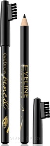 Creion Spancene Eveline Cosmetics Eyebrow Pencil All in One Black