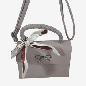 Geanta Crossbody Gri Deschis - Img 2
