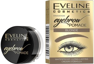 Pomadă pentru sprâncene Eveline Cosmetics Eyebrow Pomade Waterproof Blonde