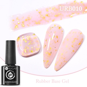 Glitter Rubber Base Gel Ur Sugar 7 ml - URB010
