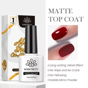 Top Coat Matt Born Pretty 10 ml - Img 2