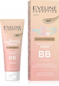 BB Cream pentru Ten Mediu Eveline My Beauty Elixir Peach Cover 02 Dark