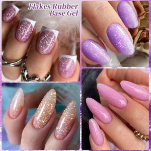Flakes Rubber Base Gel Ur Sugar 7 ml - URB127 - Img 3
