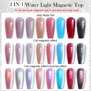 LilyCute 2-in-1 Water Light Cat Magnetic Top Coat - Img 2