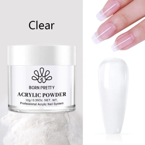 Pudra Acrylica Born Pretty Clear 10 ml -3 - Img 1