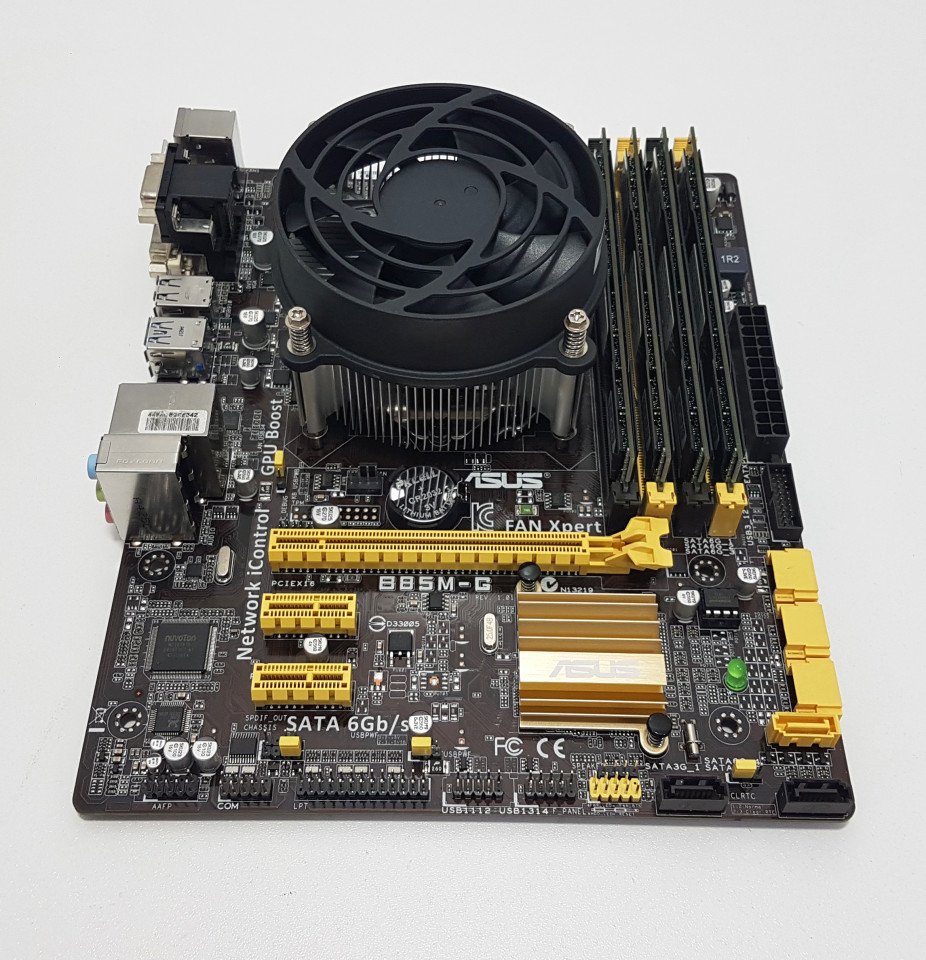 Placa de baza ASUS B85M-G + procesor Intel Haswell Refresh Core i7