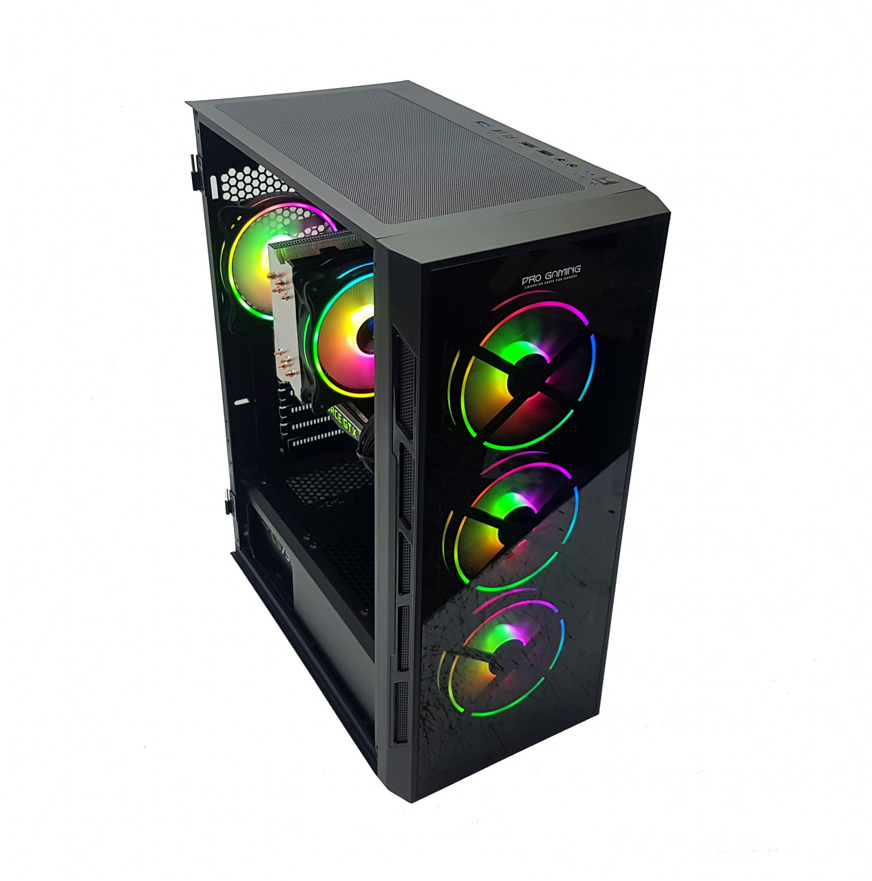 Calculator Gaming Intel Comet Lake Core i5 10500, 32GB DDR4, NVME 512GB + 2TB HDD, video ASUS