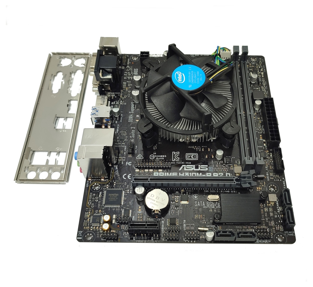 PRIME H310M-AT R2.0＋Core i5 8500＋DDR4 8G Kit Placa de baza ASUS PRIME H310M-R R2.0 + procesor i5 8500 +