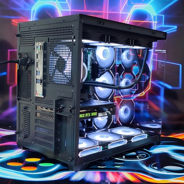 Calculator Gaming AMD Ryzen 7 3800X, 32GB DDR4, NVME 1TB, video Nvidia GeForce RTX 3060 12GB GDDR6 192-bit, Telecomanda ARGB - Img 4