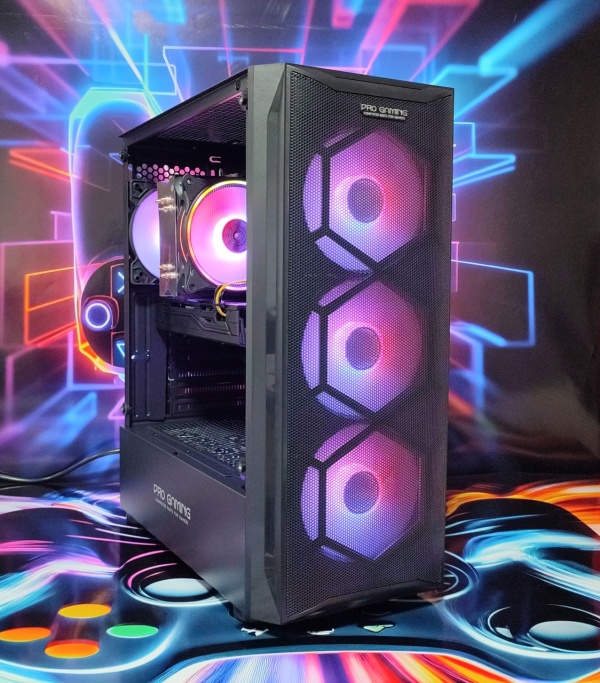 Calculator Gaming Xeon E5-2670 V3( PESTE i7 7700), 32GB DDR4, NVME 512GB + 500GB HDD, video Sapphire Radeon RX 580 2048SP 8GB GDDR5 256-bit, Telecomanda ARGB