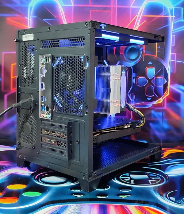 Calculator Gaming AMD Ryzen 5 3600, 16GB DDR4, NVME 512GB + 1TB HDD, video NVidia GeForce GTX 1070 8GB GDDR5 256-bit, Telecomanda ARGB - Img 5