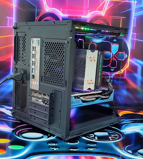 Calculator Gaming Xeon E5-2698 V3( PESTE i7 9700), 16GB DDR4, NVME 256GB + 500GB HDD, video Sapphire Radeon RX 580 NITRO+ 8GB GDDR5 256-bit Special Edition, ARGB - Img 4
