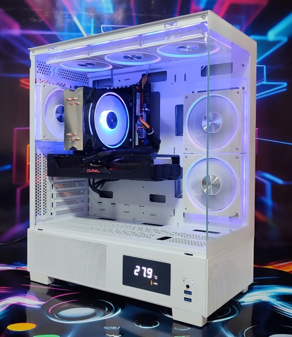 Calculator Gaming Xeon E5-2699 V3( PESTE i7 8700), 32GB DDR4, NVME 512GB + 1TB HDD, video Sapphire Radeon RX Vega56 8G HBM2 PULSE 2048 bit, Telecomanda ARGB