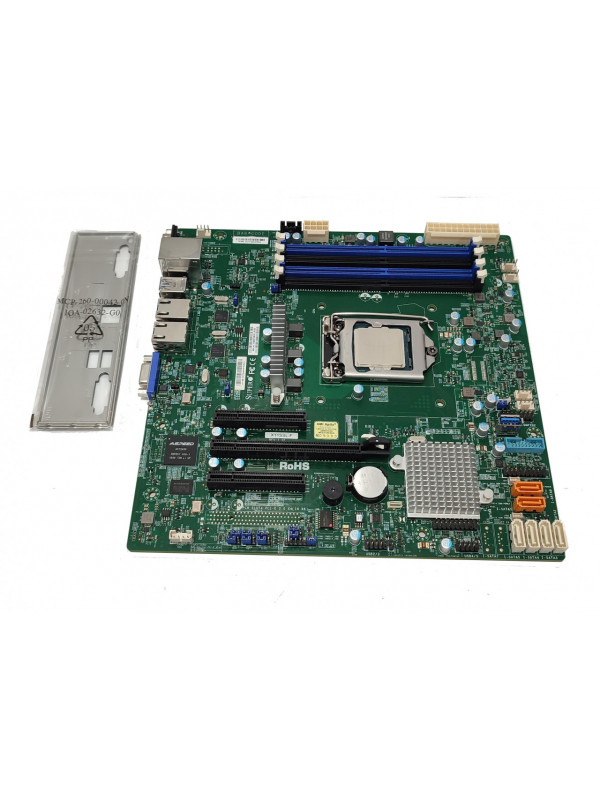 Placa de baza server Supermicro X11SSL-F chipset C232 + Procesor Intel Xeon E3-1230 v5
