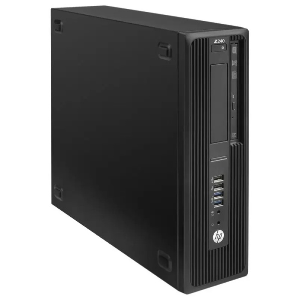 Workstation HP Z240 SFF, Intel Kaby Lake Xeon E3-1230 V6 (peste i7 6700), 16GB DDR4, SSD NVME 256GB + HDD 500GB, video NVIDIA NVS 310 1GB, DVD-RW - Img 3