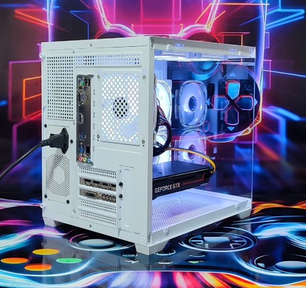 ARES - Calculator Gaming AMD Ryzen 5 5500, 16GB DDR4, NVME 512GB + 1TB HDD, video NVidia GeForce GTX 1080 8GB GDDR5X 256-bit, Telecomanda ARGB - Img 5