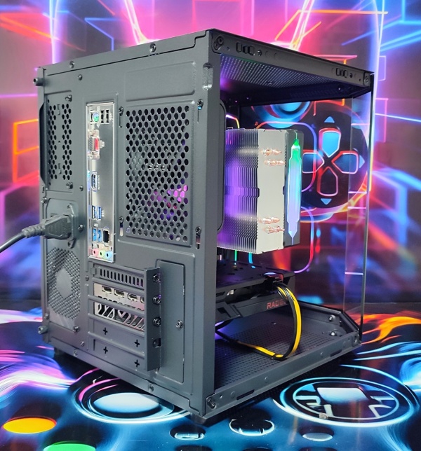Calculator Gaming AMD Ryzen 5 5500, 16GB DDR4, NVME 512GB + 500GB HDD, video Sapphire Radeon RX 6600 PULSE 8GB GDDR6 128-bit, ARGB - Img 4