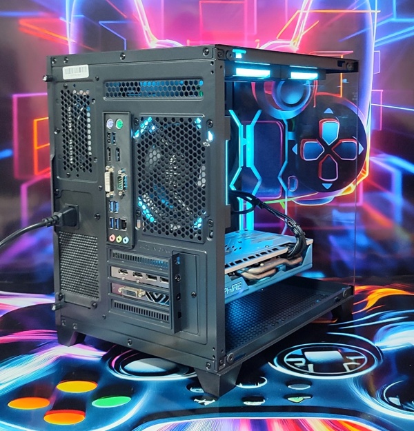 Calculator Gaming Intel Xeon E3-1270 v5 (peste i7 6700), 16GB DDR4, NVME 256GB + 1TB HDD, video SAPPHIRE RX 580 NITRO+ 8GB GDDR5 256-bit Special Edition, Telecomanda ARGB - Img 5