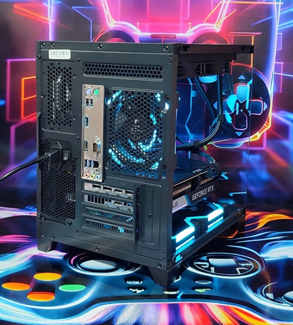 Calculator Gaming Intel Rocket Lake Core i7 10700, 32GB DDR4, NVME 512GB + 1TB HDD, video ASUS GeForce RTX 3060 Ti DUAL O8G 8GB GDDR6 256-bit, telecomanda ARGB - Img 4