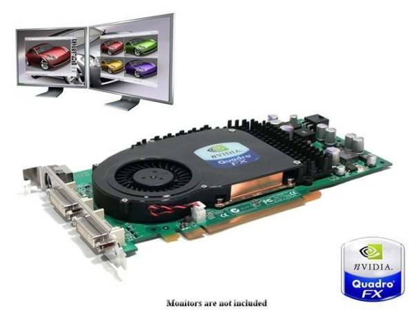 Placa Grafica Nvidia Quadro FX 3450, PCIe x16, Dual DVI, 256MB, 256bit