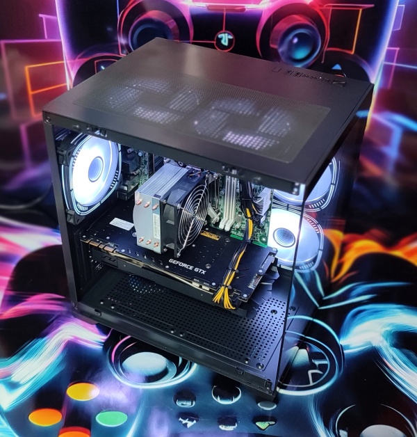 Calculator Gaming Xeon E5-2697 V3( PESTE i7 9700) , 32GB DDR4, SSD 512GB + 1TB HDD, video video NVidia GeForce GTX 1070 8GB GDDR5 256-bit, Telecomanda ARGB - Img 3