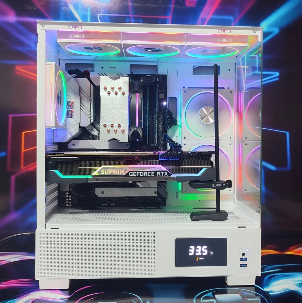Calculator Gaming AMD Ryzen 7 5800X, 32GB DDR4, NVME 1TB, video MSI GeForce RTX 3070 Ti SUPRIM X 8GB GDDR6X 256-bit, telecomanda ARGB