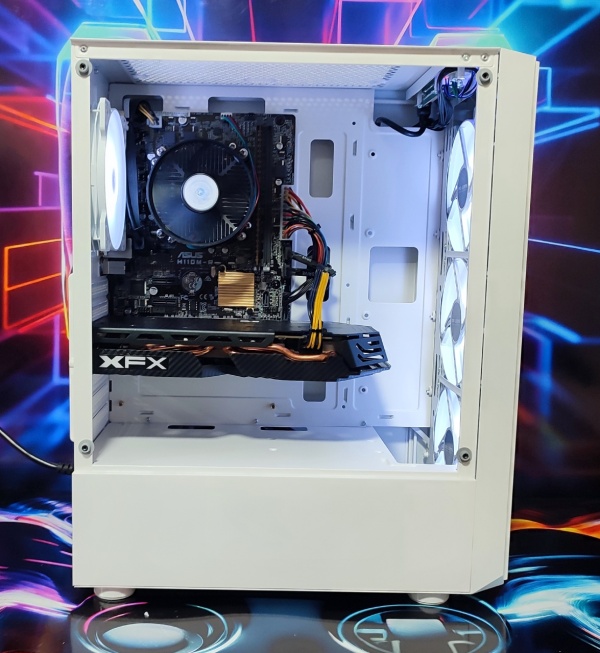 Calculator Gaming Intel i7 6700, 16GB DDR4, SSD 512GB + 500GB HDD, video XFX Radeon RX 580 GTS XXX Edition 8GB GDDR5 256-bit, telecomanda ARGB - Img 3