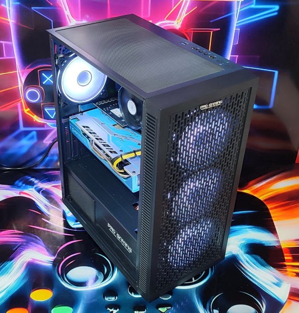Calculator Gaming Intel Xeon E3-1230 v6 (peste i7 6700) , 16GB DDR4, SSD 512GB + 500GB HDD, placa sunet Creative, video Sapphire Radeon RX 580 NITRO+ 8GB GDDR5 256-bit Special Edition, telecomanda ARGB - Img 2