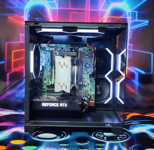 Calculator Gaming Xeon E5-2697 V3( PESTE i7 9700) , 32GB DDR4, SSD 512GB + 1TB HDD, video NVidia GeForce RTX 2060 SUPER 8GB GDDR6 256-bit, Telecomanda ARGB - Img 4