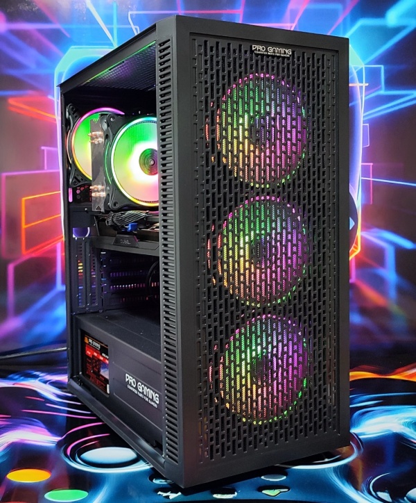 Calculator Gaming Xeon E5-2695 V3( PESTE i7 8700), 32GB DDR4, NVME 512GB + 500GB HDD, video Sapphire Radeon RX Vega56 8G HBM2 PULSE 2048 bit, Telecomanda ARGB