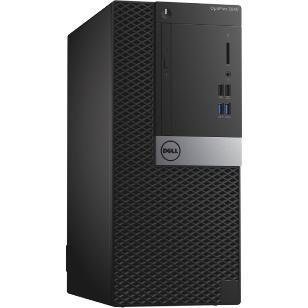 Desktop PC DELL OptiPlex 3040 MT, Procesor Intel Core i3-6100 3.7GHz Skylake, 8GB DDR3, SSD 256GB + 500GB HDD, GMA HD 530