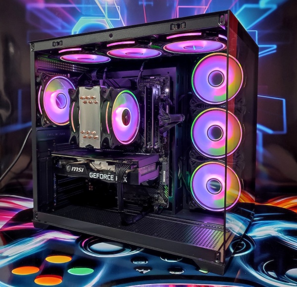Calculator Gaming AMD Ryzen 7 5800X, 32GB DDR4, NVME 2TB, video MSI GeForce RTX 3070 VENTUS 2X OC 8GB GDDR6 256-bit, Telecomanda ARGB
