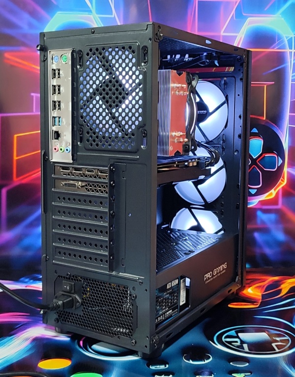 Calculator Gaming Xeon E5-2680 V4( PESTE i7 8700), 16GB DDR4, NVME 256GB + 500GB HDD, video NVidia GeForce GTX 1070 8GB GDDR5 256-bit, Telecomanda ARGB - Img 5