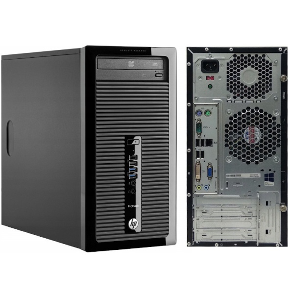 Calculator HP ProDesk 400 G3 MT, Intel Core i3-6100, 16GB DDR4, SSD 120GB + HDD 500GB, DVD-RW - Img 4
