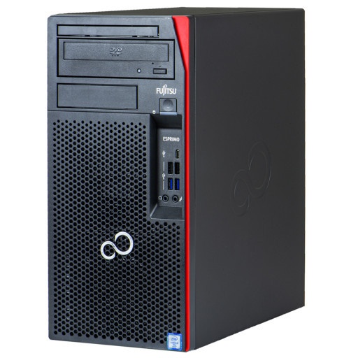 FUJITSU Desktop ESPRIMO P757/E90+, Procesor Intel Core i5-7500 3.80GHz Kaby Lake, 8GB DDR4, SSD M2 256GB + HDD 500GB, GMA HD 630, DVD-RW.