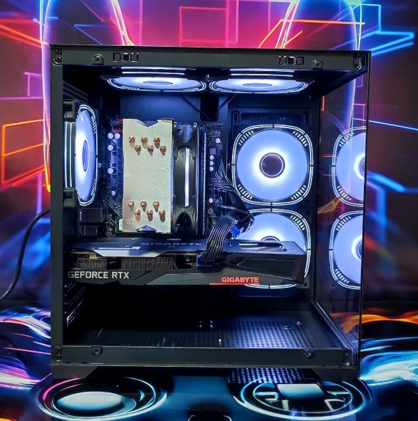 Calculator Gaming Intel Comet Lake Core i7 10700K, 32GB DDR4, NVME 1TB, video GIGABYTE GeForce RTX 3060 Ti GAMING OC 8GB GDDR6 256-bit, telecomanda ARGB