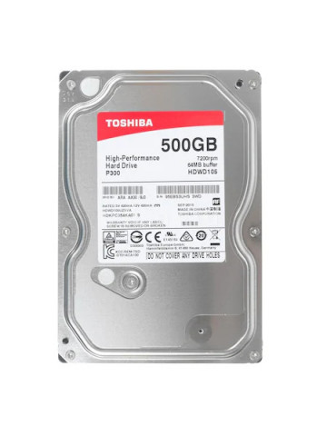 Hard disk Toshiba P300 HDWD105 500GB, 7200rpm, 64MB, SATA III