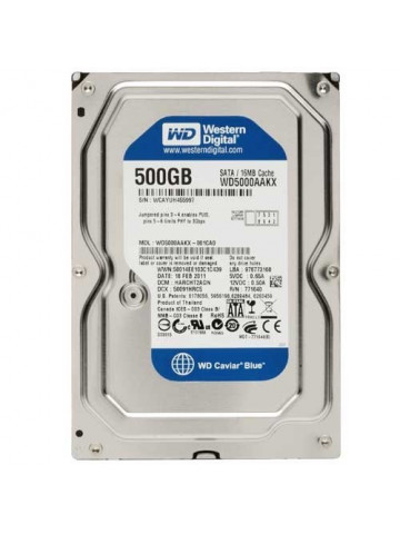 Hard disk 3.5 WD Blue 500GB, 7200rpm, 16MB, SATA 3 WD5000AAKX