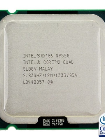 Prozessor Für Alte Mainboards Intel Core 2 Quad Q9650 3Ghz LGA775