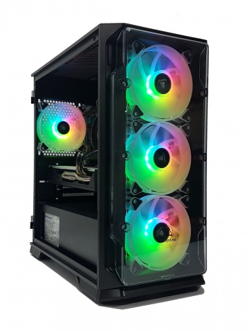 Calculator gaming Intel i5 4590, 16GB DDR3, SSD 256GB + HDD 1TB, video SAPPHIRE NITRO RADEON+ RX 580 4GB GDDR5 256 BIT, telecomanda ARGB