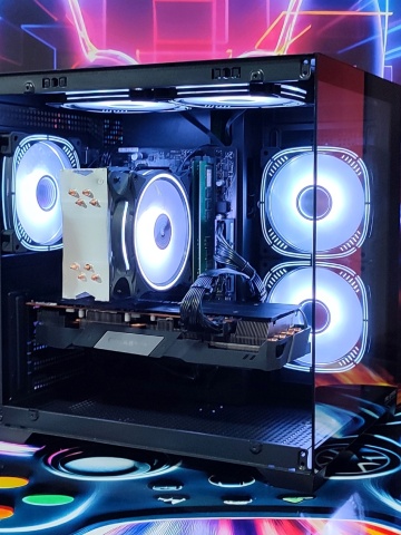 Calculator Gaming Intel Coffee Lake Core i7 9700, 32GB DDR4, SSD NVME 512GB + 1TB HDD, video GIGABYTE AMD Radeon RX 5700 XT GAMING OC 8G, 8GB GDDR6, 256bit, Telecomanda ARGB