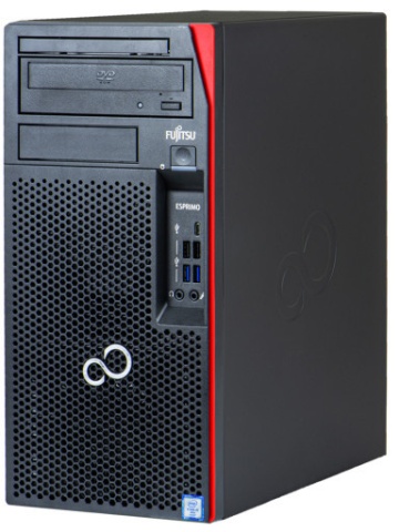 FUJITSU Desktop ESPRIMO P757/E90+, Procesor Intel Core i3-6100 3.70GHz SkyLake, 16GB DDR4, SSD M2 256GB + HDD 500GB, GMA HD 530, DVD-RW