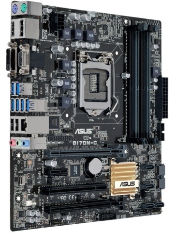 Placa de baza ASUS Q170M-C, socket 1151, generatia 6 si 7, 4xDDR4, TPM 2.0