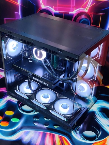 Calculator Gaming Intel Raptor Lake Refresh, Core i7 13700, 32GB DDR4, NVME 1TB + SSD 2TB, video ASUS GeForce RTX 3070 TUF GAMING O8G GDDR6 256-bit, telecomanda ARGB