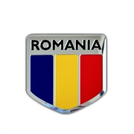 Eticheta adeziva din aluminiu embosat Romania