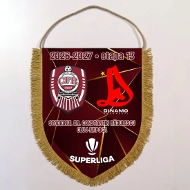 Fanion oficial CFR Cluj - Dinamo Bucuresti Superliga 2026-2027