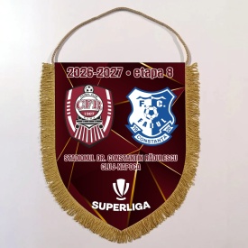 Fanion oficial CFR Cluj - Farul Constanta Superliga 2026-2027