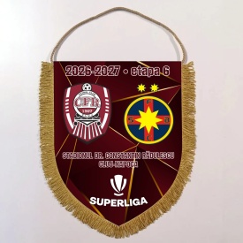 Fanion oficial CFR Cluj - FCSB Superliga 2026-2027