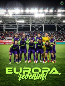 Tricou violet purtat in meci Dinamo Bucuresti - CFR Cluj din 16.05.2026