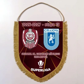 Fanion oficial CFR Cluj - Universitatea Craiova Superliga 2026-2027